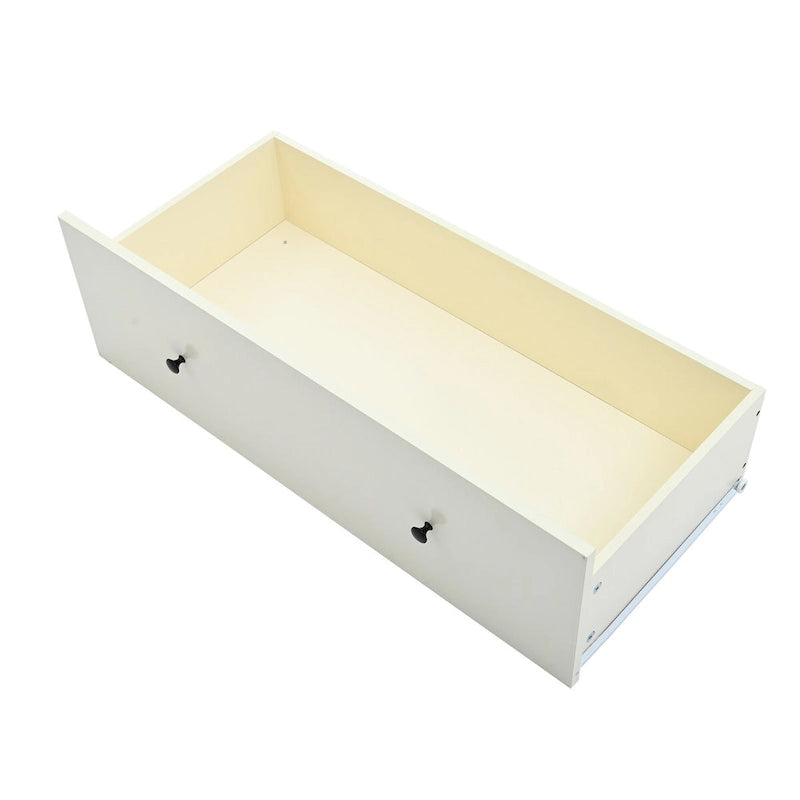 Armoire de cuisine autoportante de 77 po avec tablettes réglables, rangements de porte et 3 tiroirs