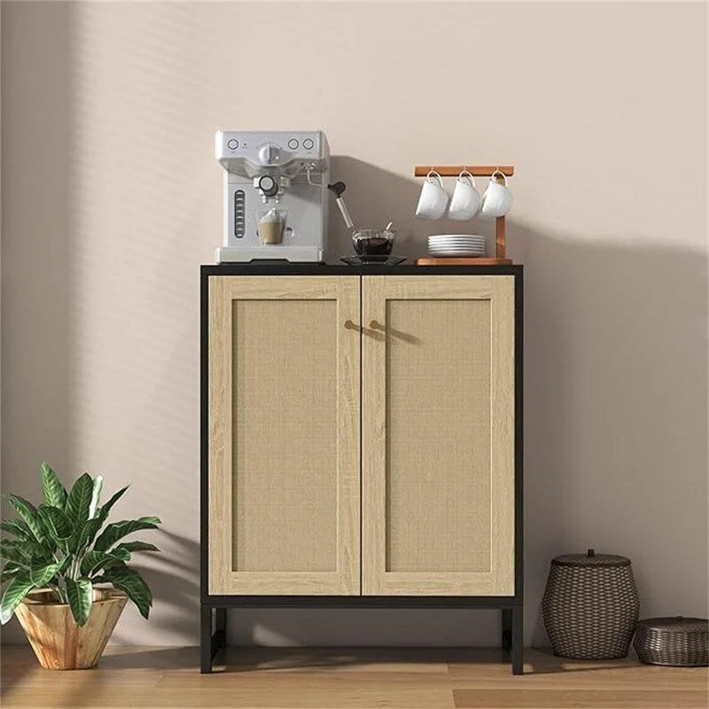 Buffet en rotin avec rangement