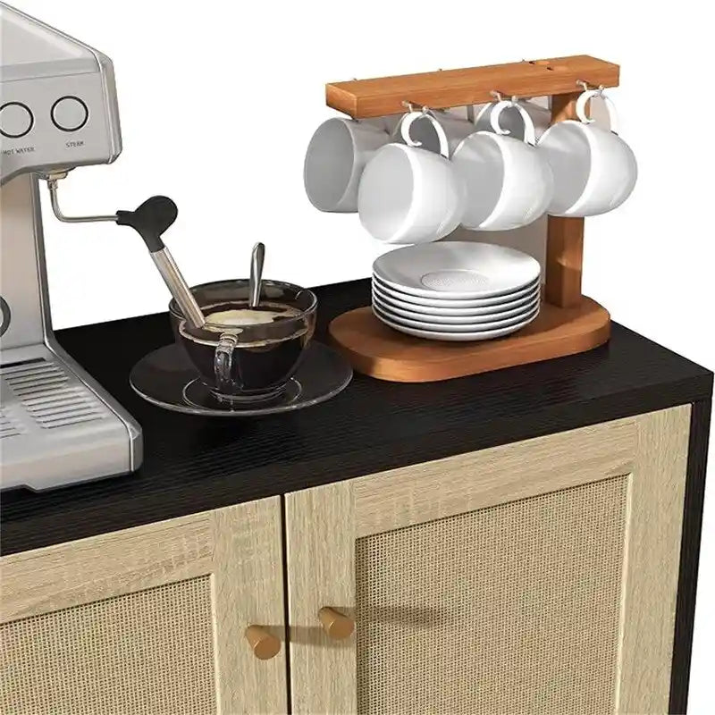 Buffet en rotin avec rangement