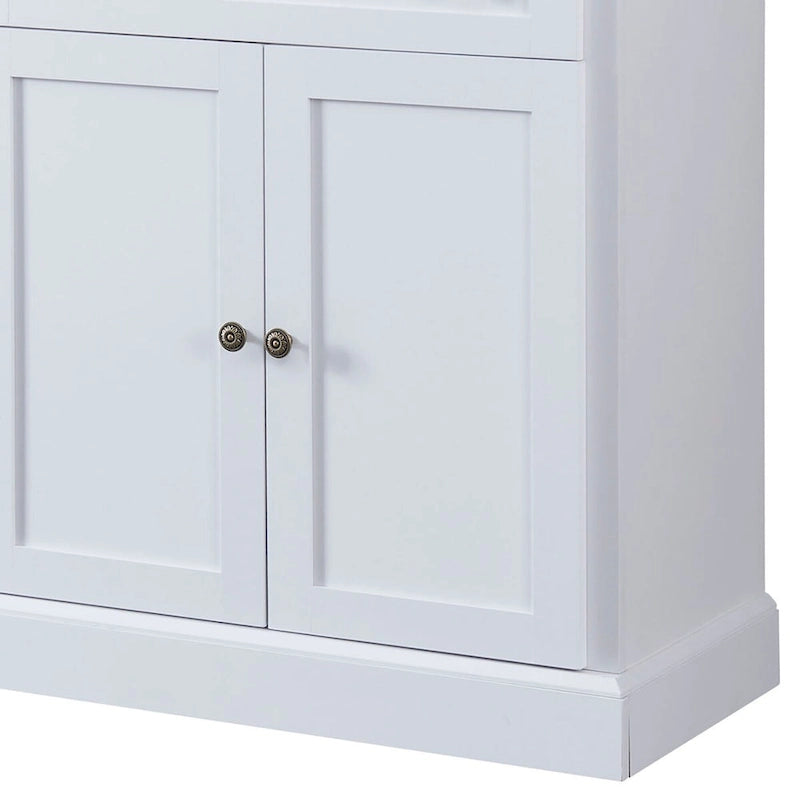 Buffet Minimaliste en Bois avec 2 Tiroirs et 2 Portes