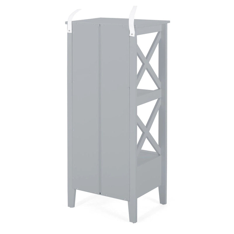 Meuble de rangement de salle de bain sur pied avec tiroir