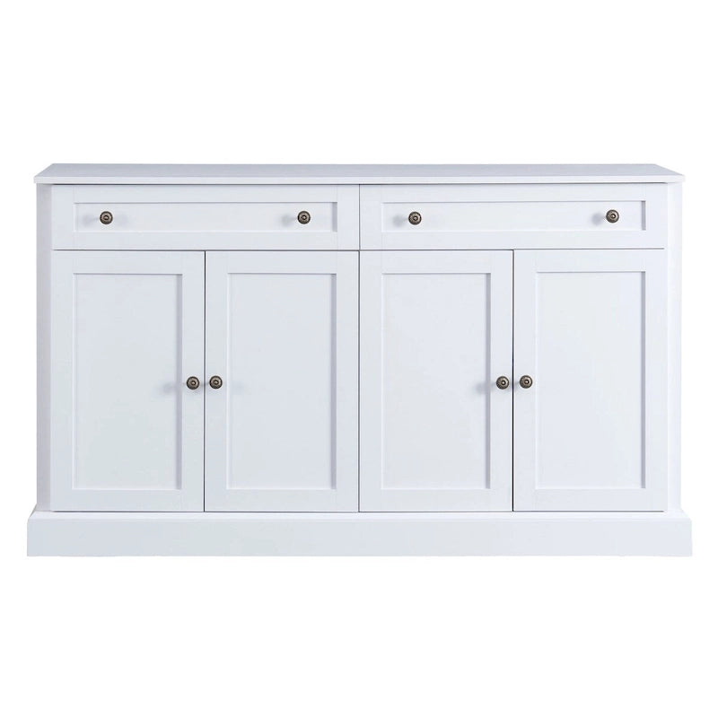 Buffet en MDF avec étagères réglables et rangement multi-tiroirs