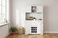 Farmhouse Coffee Bar Cabinet in Minimal Interior